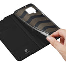 For Samsung Galaxy A12 DUX DUCIS Skin Pro Series Horizontal Flip PU + TPU Leather Case, with Holder & Card Slots(Black)