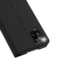 For Samsung Galaxy A12 DUX DUCIS Skin Pro Series Horizontal Flip PU + TPU Leather Case, with Holder & Card Slots(Black)