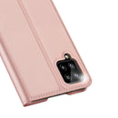 For Samsung Galaxy A12 DUX DUCIS Skin Pro Series Horizontal Flip PU + TPU Leather Case, with Holder & Card Slots(Rose Gold)