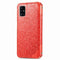 Blooming Mandala Embossed Pattern Magnetic Horizontal Flip Leather Case with Holder & Card Slots & Wallet For Samsung Galaxy A51(Orange)