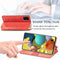 Blooming Mandala Embossed Pattern Magnetic Horizontal Flip Leather Case with Holder & Card Slots & Wallet For Samsung Galaxy A51(Orange)