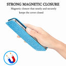 Blooming Mandala Embossed Pattern Magnetic Horizontal Flip Leather Case with Holder & Card Slots & Wallet For Samsung Galaxy A51(Blue)