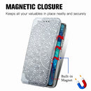 Blooming Mandala Embossed Pattern Magnetic Horizontal Flip Leather Case with Holder & Card Slots & Wallet For Samsung Galaxy S20 FE(Grey)