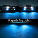 H3 2 PCS DC12-24V / 10.5W Car Double Colors Fog Lights with 24LEDs SMD-3030 & Constant Current, Box Packaging(White Light + Ice Blue Light)
