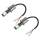 H3 2 PCS DC12-24V / 10.5W Car Fog Lights with 24LEDs SMD-3030 & Constant Current, Box Packaging(White Light)