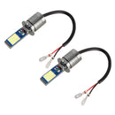 H3 2 PCS DC12-24V / 10.5W Car Fog Lights with 24LEDs SMD-3030 & Constant Current, Box Packaging(Lime Light)