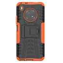 For Huawei Enjoy 20 Plus 5G / Y9a Tire Texture Shockproof TPU+PC Protective Case with Holder(Orange)