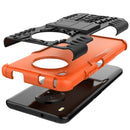 For Huawei Enjoy 20 Plus 5G / Y9a Tire Texture Shockproof TPU+PC Protective Case with Holder(Orange)