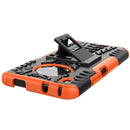 For Huawei Enjoy 20 Plus 5G / Y9a Tire Texture Shockproof TPU+PC Protective Case with Holder(Orange)