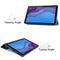 For Lenovo Tab M10 HD 2nd Gen TB-X306 Caster Pattern Horizontal Flip Tablet PC Protective Leather Case with Tri-fold Bracket & Sleep Function(Blue)