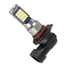 9005 2 PCS DC12-24V / 8.6W Car Double Colors Fog Lights with 24LEDs SMD-3030 & Constant Current, Bag Packaging(White Light + Lime Light)