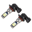 9005 2 PCS DC12-24V / 8.6W Car Double Colors Fog Lights with 24LEDs SMD-3030 & Constant Current, Bag Packaging(White Light + Ice Blue Light)