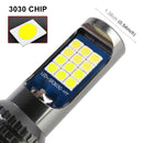 H11 / H8 2 PCS DC12-24V / 8.6W Car Double Colors Fog Lights with 24LEDs SMD-3030 & Constant Current, Bag Packaging(White Light + Lime Light)