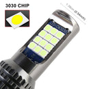 9006 2 PCS DC12-24V / 8.6W Car Fog Lights with 24LEDs SMD-3030 & Constant Current, Bag Packagin(Ice Blue Light)