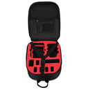 Waterproof Backpack Shoulders Turtle Shell Storage Bag for DJI Mavic Mini 2(Red Liner)
