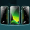 Four-corner Shockproof Anti-peeping Magnetic Metal Frame Double-sided Tempered Glass Case For iPhone 12 Pro Max(Blue)