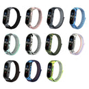 For Xiaomi Mi Band 6 / 5 / 4 / 3 Nylon Loop Camouflage Integrated Watch Band(Blue Sea)