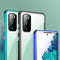 For Samsung Galaxy S20 FE 5G Four-corner Shockproof Anti-peeping Magnetic Metal Frame Double-sided Tempered Glass Case(Green)