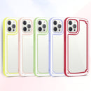 Candy Color Military Industry Airbag Shockproof Protective Case For iPhone 12 mini(Purple)