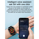 T500+ 1.75 inch IPS Screen IP67 Waterproof Smart Watch, Support Sleep Monitor / Heart Rate Monitor / Bluetooth Call, Style:Sport Button Strap(Red)