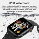 X16 1.75 inch IPS Screen IP67 Waterproof Smart Watch, Support Sleep Monitor / Heart Rate Monitor / Bluetooth Call, Style:Solo Loop Strap(Blue)