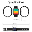 X16 1.75 inch IPS Screen IP67 Waterproof Smart Watch, Support Sleep Monitor / Heart Rate Monitor / Bluetooth Call, Style:Solo Loop Strap(Silver)