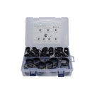 45 PCS Car Rubber Cushion Pipe Clamps 304 Stainless Steel Clamps