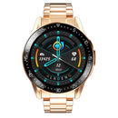 GT3 1.3 inch Full-fit Round Screen Smart Watch, Support Sleep Monitor / Heart Rate Monitor / Temperature Monitoring(Gold)
