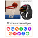 GT3 1.3 inch Full-fit Round Screen Smart Watch, Support Sleep Monitor / Heart Rate Monitor / Temperature Monitoring(Gold)