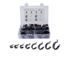 46 PCS Car Rubber Cushion Pipe Clamps 304 Stainless Steel Clamps