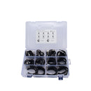 62 PCS Car Rubber Cushion Pipe Clamps 304 Stainless Steel Clamps
