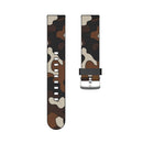 20mm For Amazfit Pop Camouflage Silicone Watch Band with Silver Buckle(2)