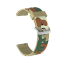 22mm For Amazfit Smart Sport Watch / Smart Sport Watch 2 / Smart Sport Watch 3 / Smart Sport Watch 2S Camouflage Silicone Watch Band with Silver Buckle(7)
