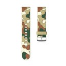 22mm For Amazfit Smart Sport Watch / Smart Sport Watch 2 / Smart Sport Watch 3 / Smart Sport Watch 2S Camouflage Silicone Watch Band with Silver Buckle(7)