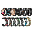 22mm For Amazfit Smart Sport Watch / Smart Sport Watch 2 / Smart Sport Watch 3 / Smart Sport Watch 2S Camouflage Silicone Watch Band with Silver Buckle(5)
