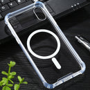 Clear Four-corner Airbag Magnetic Shockproof Protective Magsafe Case For iPhone XR
