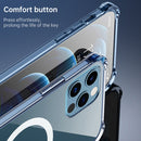 Clear Four-corner Airbag Magnetic Shockproof Protective Magsafe Case For iPhone XR
