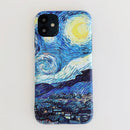 IMD Workmanship TPU Oil Painting Protective Case For iPhone 11(Starry Night)