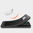 For Xiaomi Poco X3 NFC Brushed Texture Carbon Fiber TPU Case(Black)
