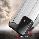 For Samsung Galaxy S21 Ultra 5G Magic Armor TPU + PC Combination Case(Silver)