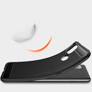 For Motorola Moto G9 Power Brushed Texture Carbon Fiber TPU Case(Black)