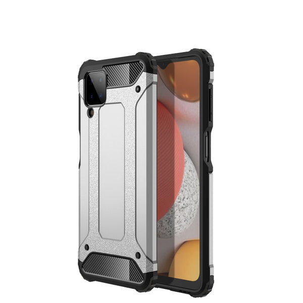 For Samsung Galaxy A12 Magic Armor TPU + PC Combination Case(Silver)