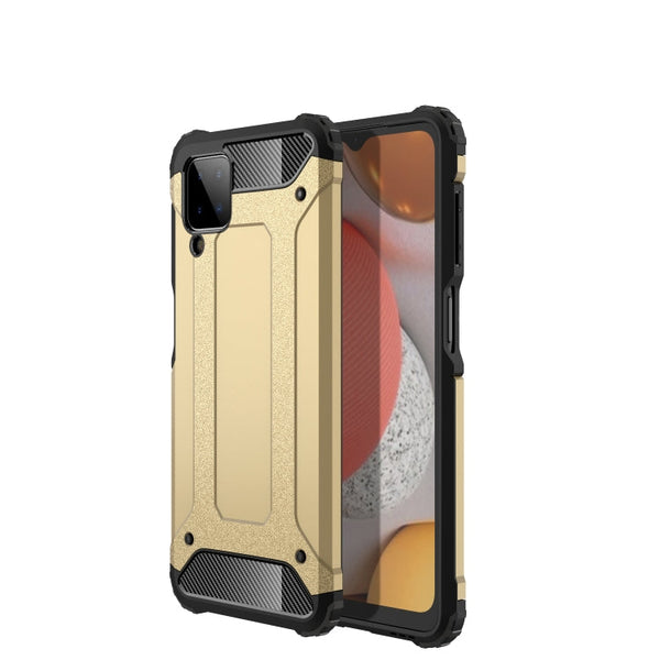 For Samsung Galaxy A12 Magic Armor TPU + PC Combination Case(Gold)