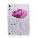 For Lenovo Tab M10 FHD Plus TB-X606 Coloured Drawing Horizontal Flip Leather Case with Holder & Card Slots & Wallet(Purple Orchid)