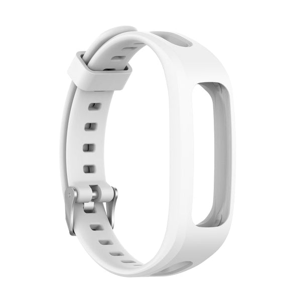 For Huawei Honor Band 4 Running Version / Band 3e Universal Silicone Replacement Wrist Strap Watchband(White)