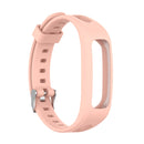 For Huawei Honor Band 4 Running Version / Band 3e Universal Silicone Replacement Wrist Strap Watchband(Light Pink)
