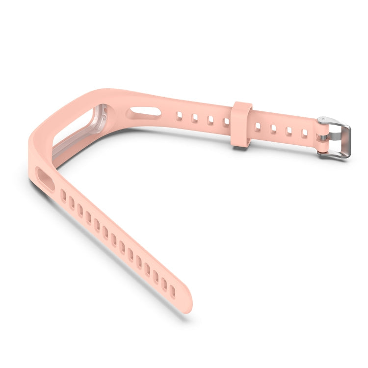 For Huawei Honor Band 4 Running Version / Band 3e Universal Silicone Replacement Wrist Strap Watchband(Light Pink)