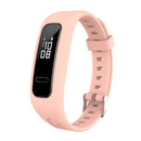 For Huawei Honor Band 4 Running Version / Band 3e Universal Silicone Replacement Wrist Strap Watchband(Light Pink)
