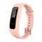 For Huawei Honor Band 4 Running Version / Band 3e Universal Silicone Replacement Wrist Strap Watchband(Light Pink)