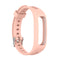 For Huawei Honor Band 4 Running Version / Band 3e Universal Silicone Replacement Wrist Strap Watchband(Light Pink)
